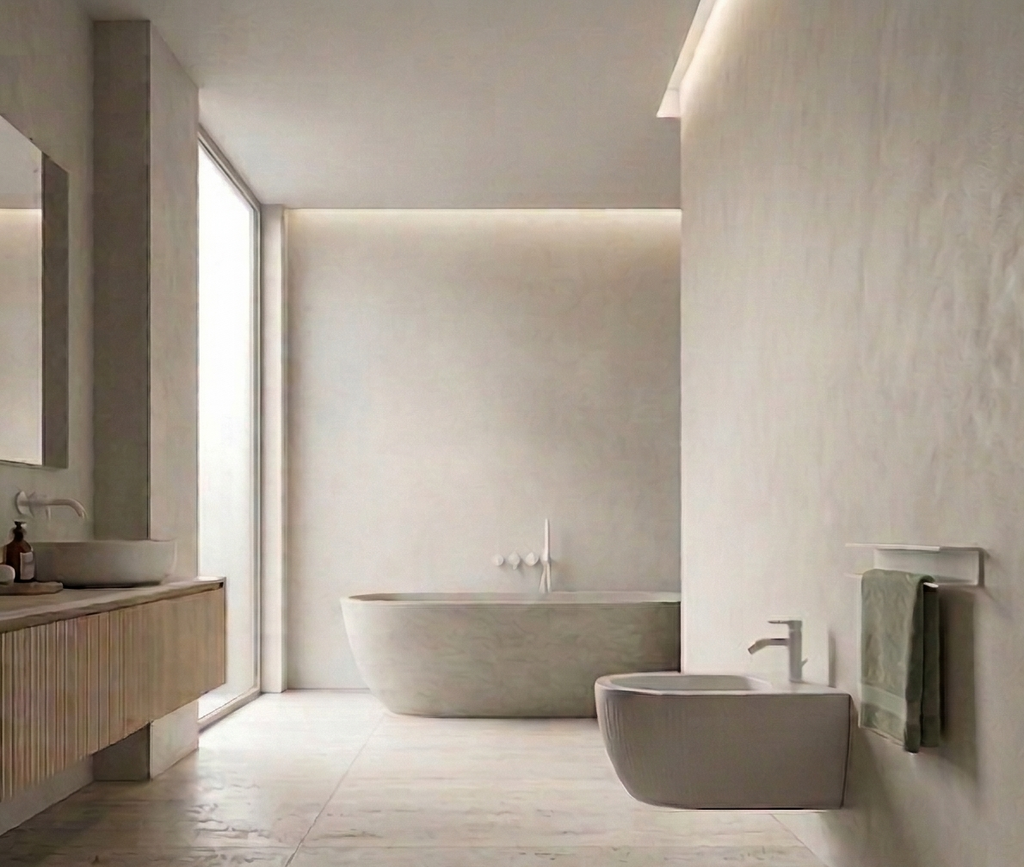 Mensola porta asciugamano bidet