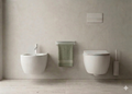 Mensola porta asciugamano bidet