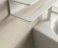LOGGIA S - Mensola porta asciugamano bidet